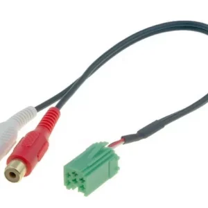 Cablu adaptor Aux RCA Renault 4CarMedia