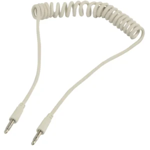 Cablu audio JACK spiralat 3.5 mm stereo tata la 3.5 mm stereo tata 1m Valueline