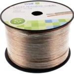 Cablu difuzor transparent 2x2mm CCA Well LSP-CCA2.00TT-100-WL