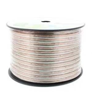 Cablu difuzor transparent 2x4mm CCA Well LSP-CCA4.00TT-100-WL