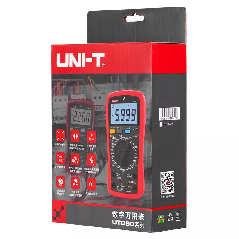 Multimetru digital UT890C NCV UNI-T - imagine 4
