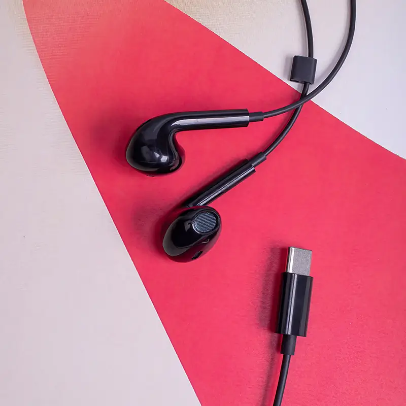 Casti stereo si microfon USB-C 1.2m negru maXlife MXEP-04 - imagine 6