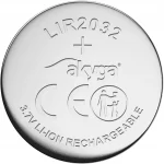 Acumulator Li-Ion LIR2032 baterie reIncarcabila 70mAh 3.7V AKYGA BATTERY UltraCoin AKY1707